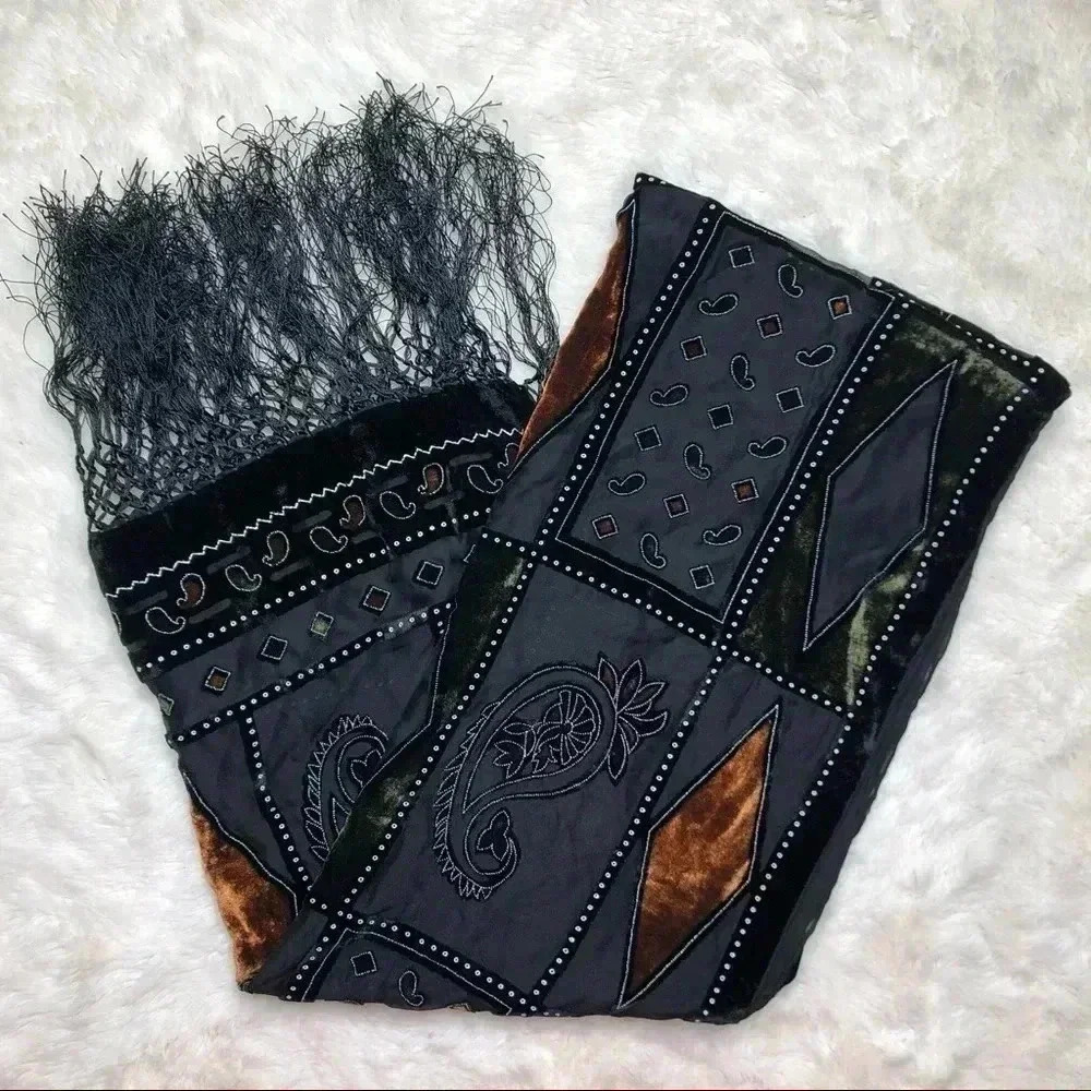 Shanghai  Sheer Scarf Silk